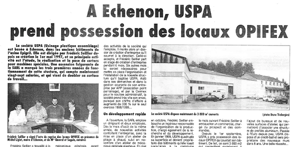 USPA prend les locaux OPIFEX